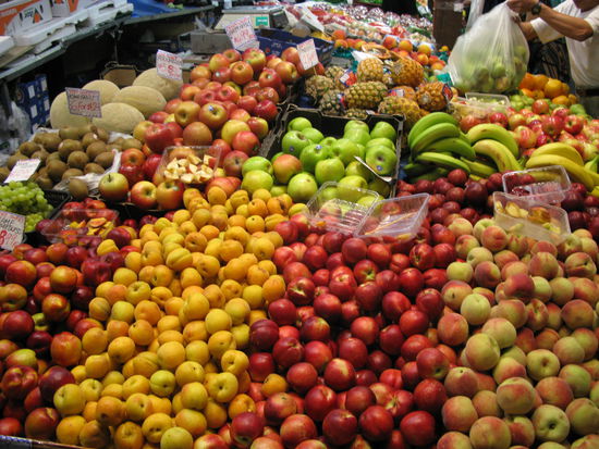 Die vielen leckeren Fruechte!