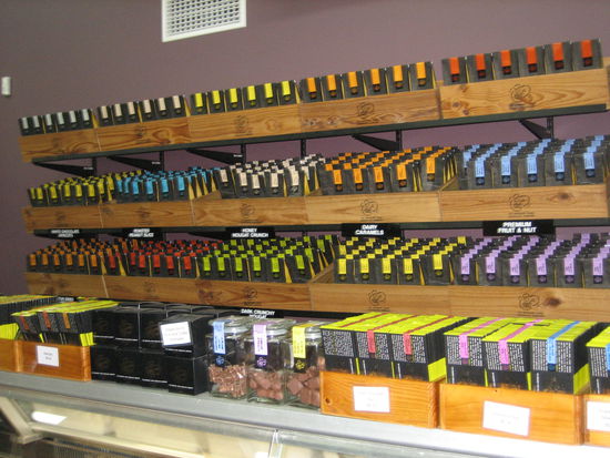 In der Chocolate Factory erwarben wir die leckeren "Choclate Honey Crunchy Nougat".