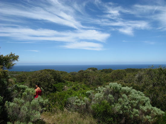 Am Aussichtspunkt in Augusta