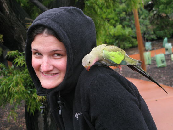 und schmusten mit Fraenzi 