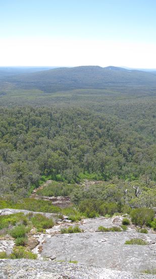 Auf dem Mount Frankland...