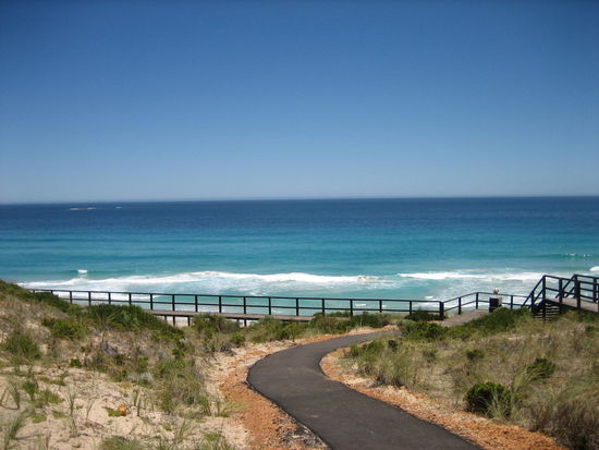 Auf dem Weg zum Mandalay Beach