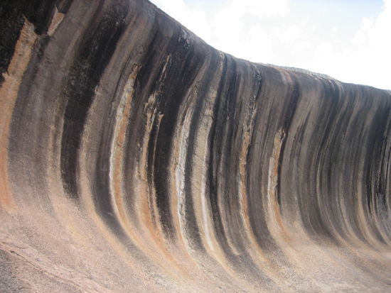 Die gigantische Welle des "Wave Rock"