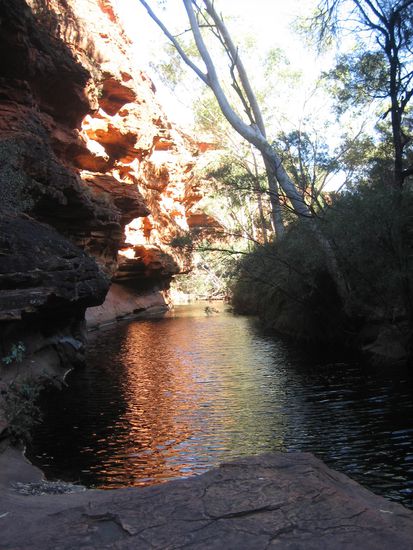 Im "Garden of Eden" konnte man sogar baden.