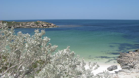 Der Ausblick auf den Dynamite Bay