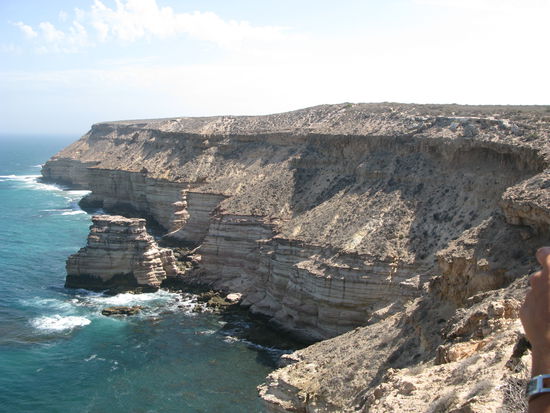 Die steile Kueste im Kalbarri Nationalpark
