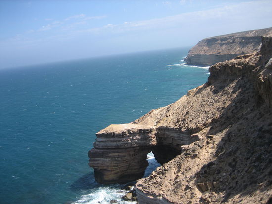 Die kleine, aber schoene Natural Bridge.