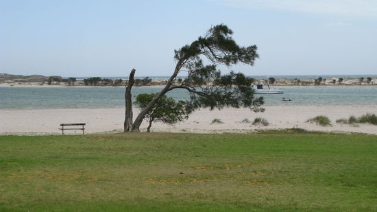 Unser Picknickplatz am Strand von Kalbarri
