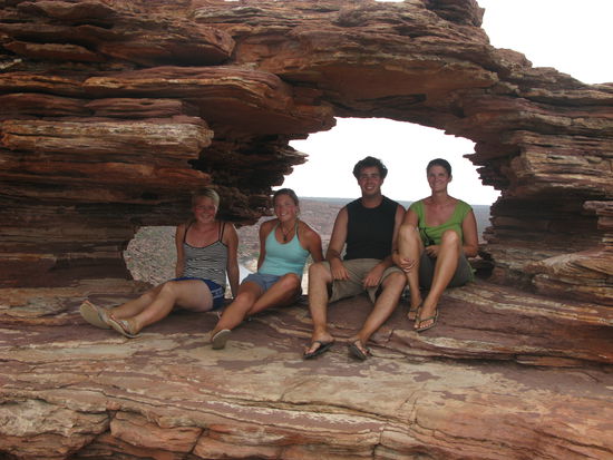 Wir 4 beim Natures Window 