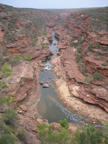 Die Aussicht durchs Fenster war atemberaubend!