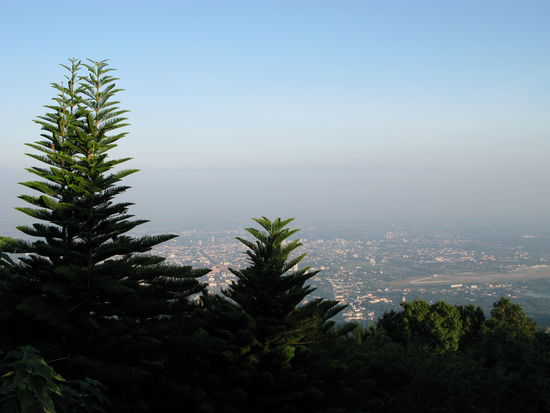 Ausblick ueber Chiang Mai