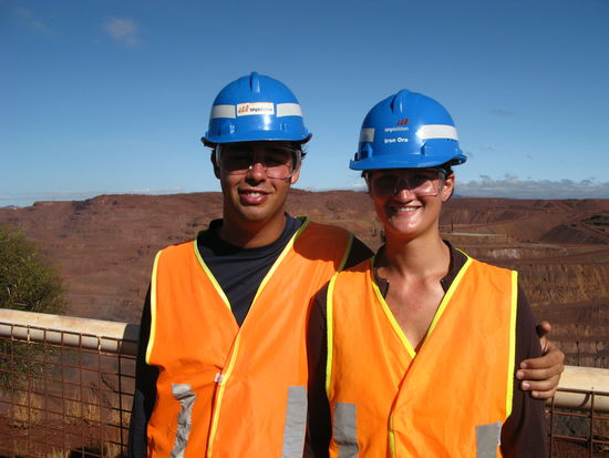 Und so sehen die Arbeiter aus.