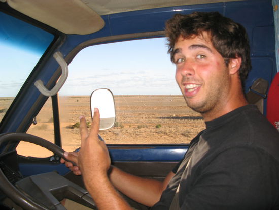 Celo freute sich auch an der schnurgeraden Strecke.