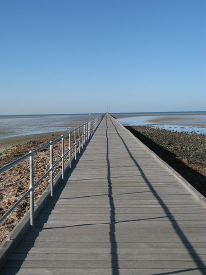 Der laengste Holzsteg Australiens