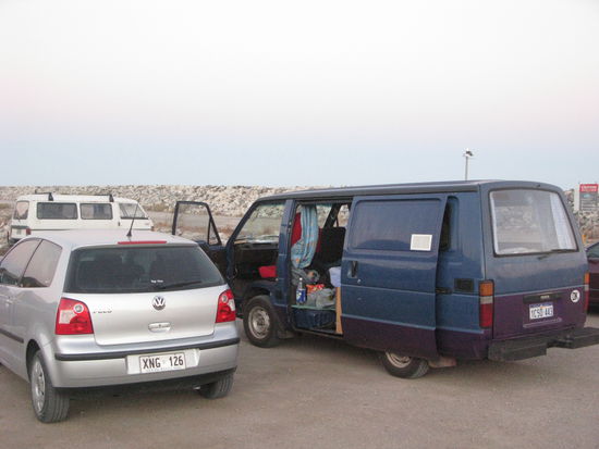 Einer unseren "gratis" Schlafplaetzen...