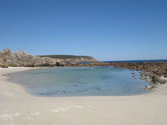 Der Pool am "Storkes Bay"