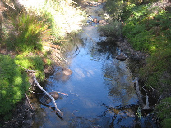 Das kleine Fluesschen im "Grampians Nationalpark"...