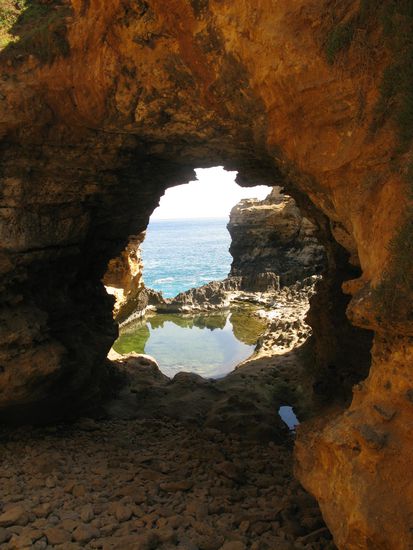 ... war am "The Grotto".