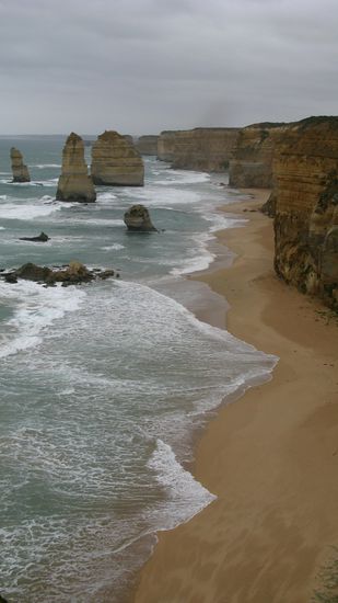 Wie man sieht war das Wetter bei den "Twelfe Apostels" nicht mehr so toll...