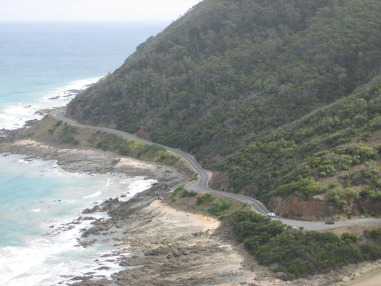 Am "Teddy's Lookout" sahen wir die "Great Ocean Road" von oben.