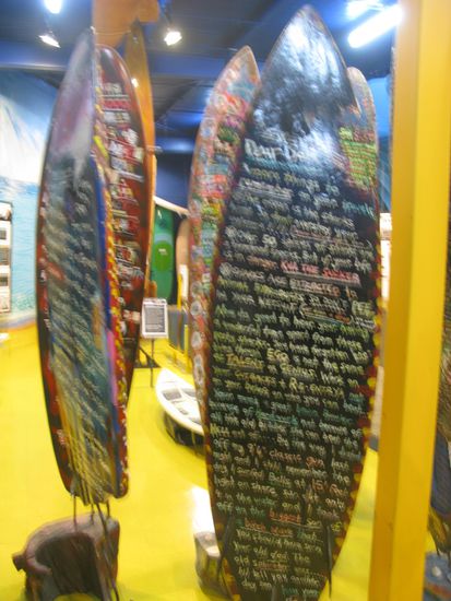 Im "Surfmuseum"