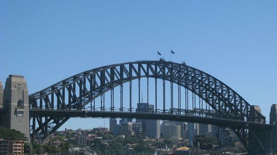Von oben hatte man einen herrlichen 
Ausblick auf...