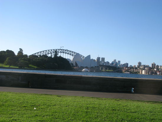 Auch die Sicht vom Botanischen Garten aus...