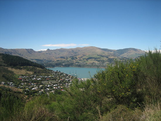 Die Aussicht auf dem Wanderweg...