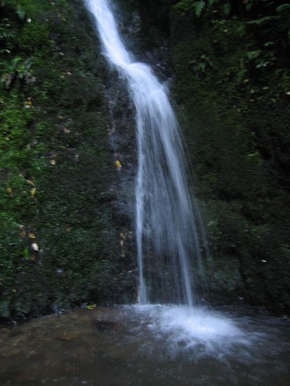 Der Wasserfall auf dem Spaziergang