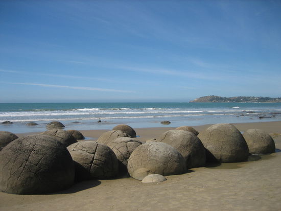 Die herrlichen Moeraki Boulders...
