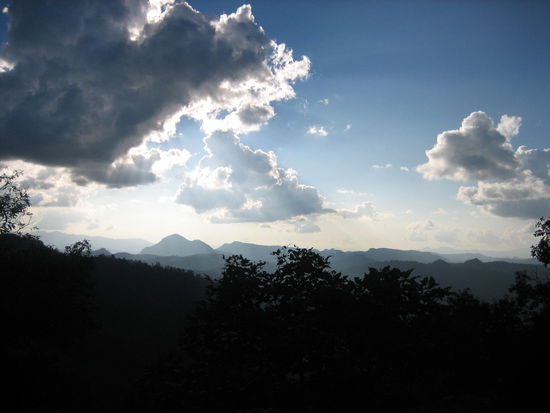 Die atemberaubende Aussicht nach Mae Hong Son.