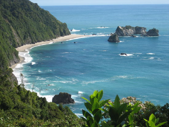 Auf dem Weg zu den Glaciers an der Westkueste.