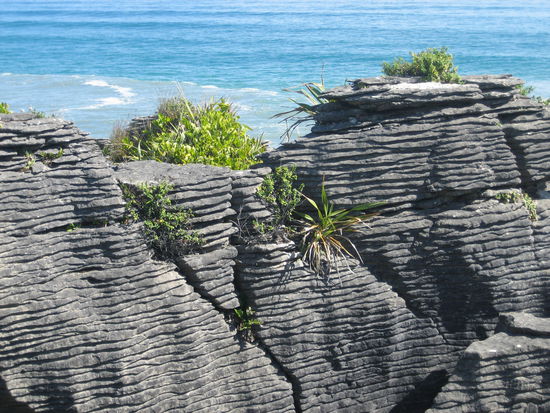 Die gestapelten Pfannkuchen = Pancake Rocks 