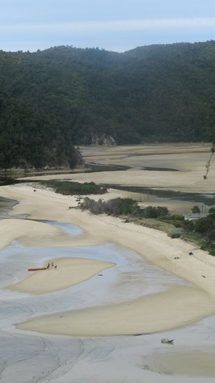Unser Ziel war die "Torrent Bay".