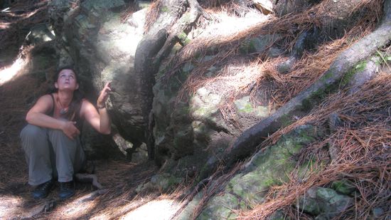 ...gefunden! Hobbit Fraenzi fuerchtet sich vor den Schwarzen Rittern. 