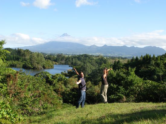Tatatata!! Die Spitze des "Mount Taranaki"...