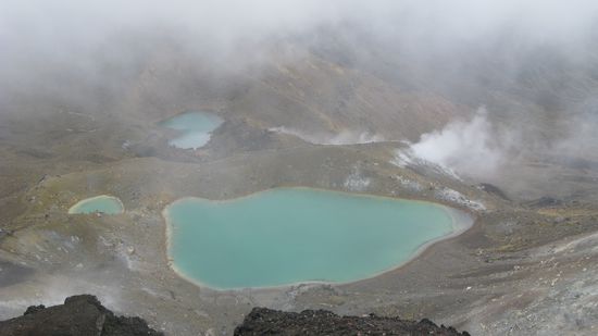 Die drei "Emerald Lakes"...