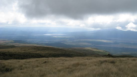Wow, fast am Ende der Wanderung machen die Wolken der Sonne Platz.