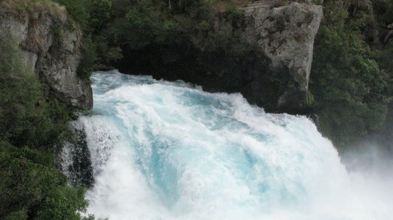 ...fliesst der laengste Fluss Neuseelands "Waikato".