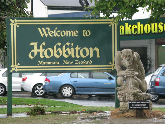 Wenn man in die Stadt "Matamata" reinfaehrt, merkt man sofort dass hier ein Teil der "Herr der Ringe-Trilogie" verfilmt wurde.