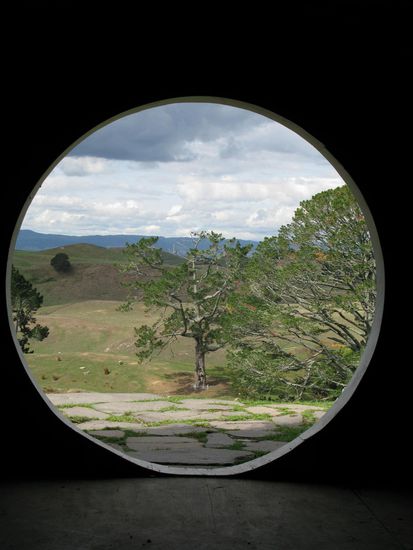 Wir konnten sogar in "Beutlins" Haeuschen rein; mussten uns aber ziemlich buecken. 