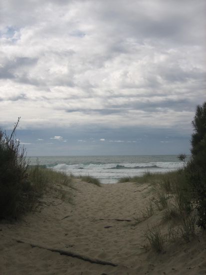 Der wunderschoene Strand von "Opoutere"...