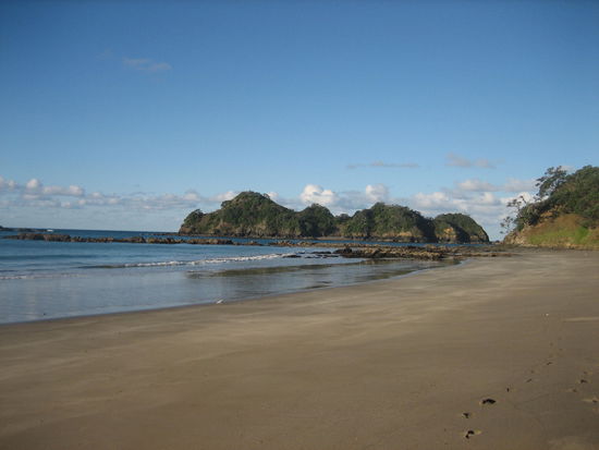 Unser Schlafplatz am "Otamure Bay" war auch nicht Ohne...