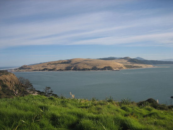 Hier sahen wir die Killerwale in weiter Ferne...