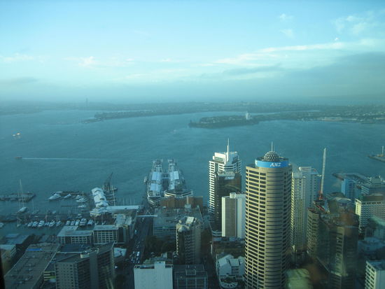 Auf dem "Skytower" sahen wir die Stadt von oben...