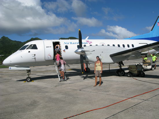 Unser Riesenjet, der 30 Leute fasst...