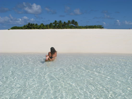 Fraenzi geniesst die unendlich bezaubernde Aussicht...