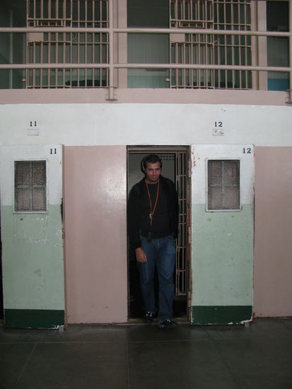 Auf der Audiotour wurden wir durch das ganze Gefängnis geführt und erfuhren Einiges über das Leben der Gefangenen, der Wärter &amp; der Inselbewohner.