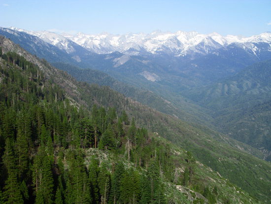 Traumhaftes Panorama auf die "Sierra Nevada"...