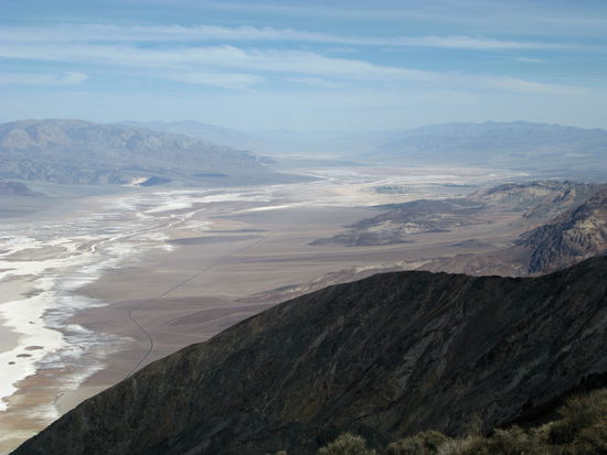 Vom "Dante's View" hat man einen endlosen Blick über das Tal...